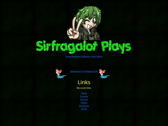 links screenshot