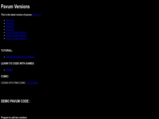 index screenshot