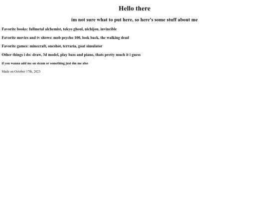 index screenshot