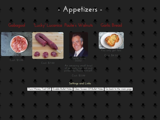 Appetizers screenshot