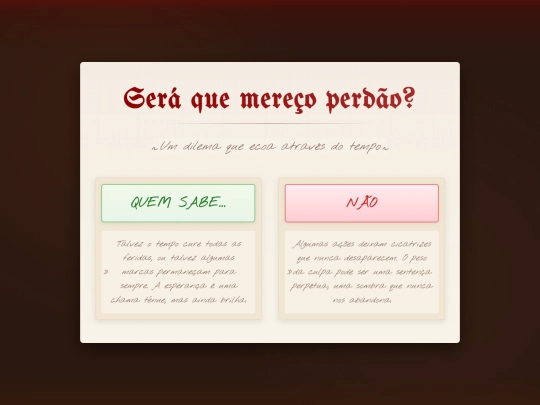 Escolhas screenshot