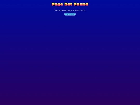 not_found screenshot