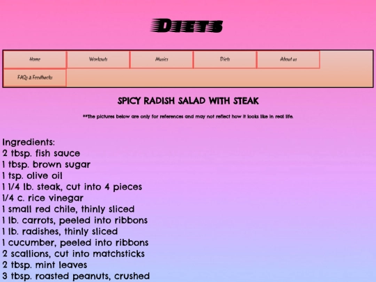 diet4 screenshot