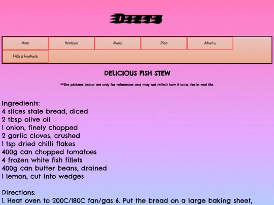 diet6 screenshot