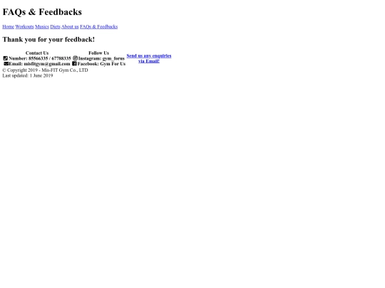 thankyou screenshot