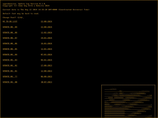 updates screenshot