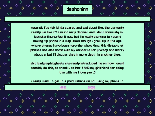 blogposts/dephoning screenshot