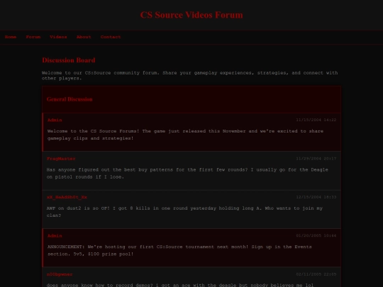 forum screenshot