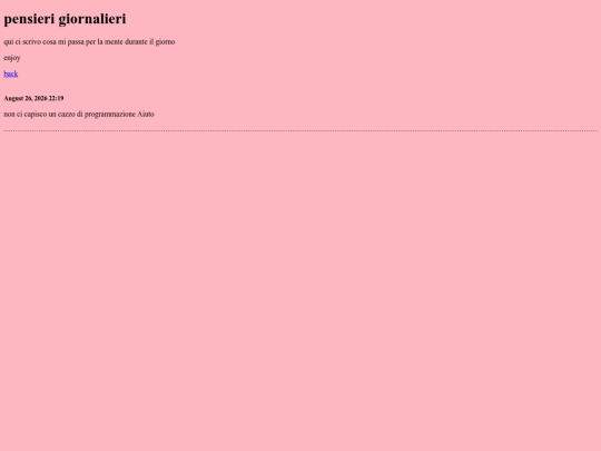 pensierigiornalieri screenshot