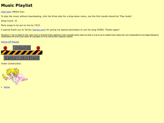 music_playlist screenshot