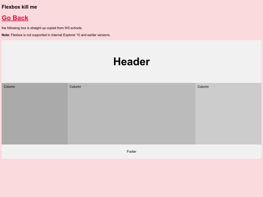Testpage screenshot