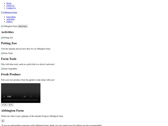 activities screenshot