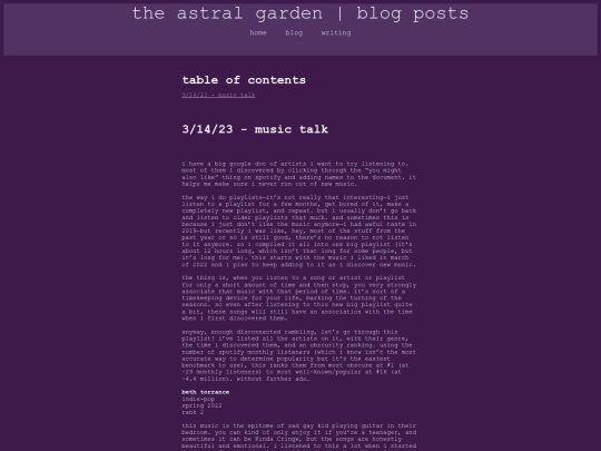 blog screenshot