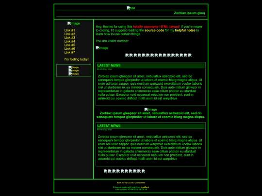 index screenshot