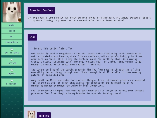 info-dump_surface screenshot