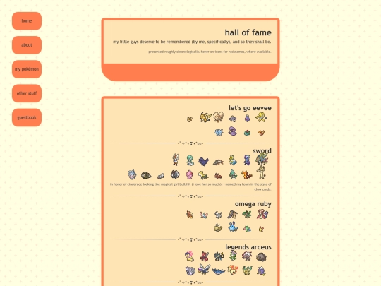 hallOfFame screenshot