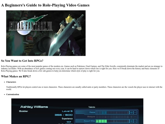 index screenshot
