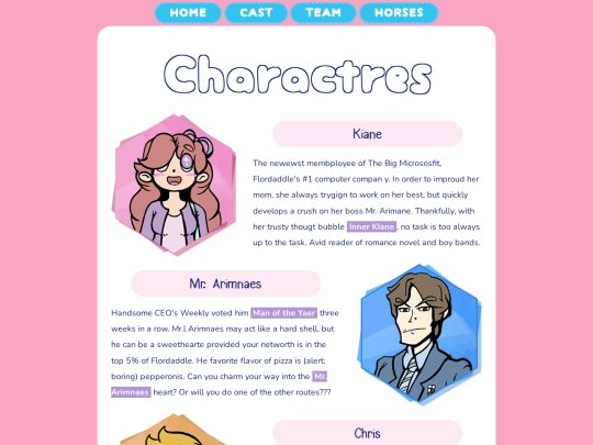 charatcers screenshot