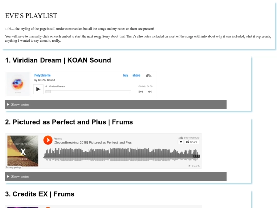eve_playlist screenshot
