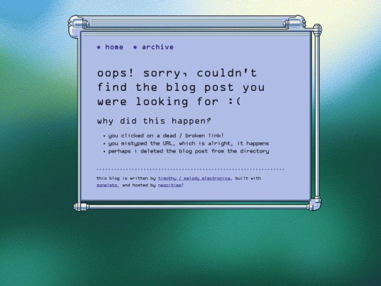 blog/not_found screenshot