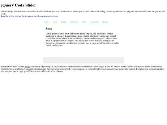 codaslider screenshot