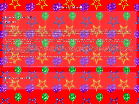 letters screenshot