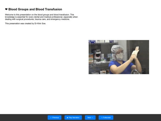 Blood Groups and Blood Transfusion/Blood Groups and Blood Transfusion screenshot