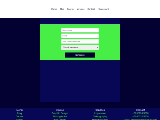 imageInnee/signInCourse screenshot