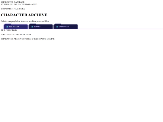 database screenshot