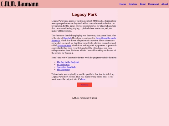 legacypark/legacypark screenshot
