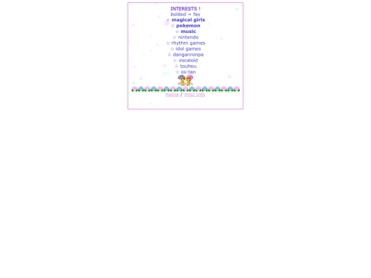 intrsts screenshot