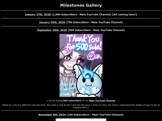 works/galleries/milestones/milestones-gallery screenshot