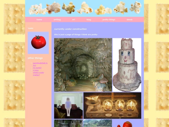 prettythingspage screenshot