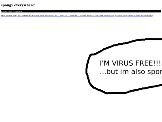spongyeverywhere screenshot