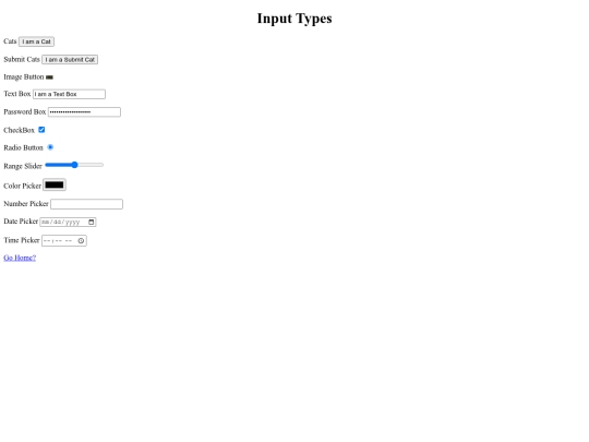 InputTypes screenshot