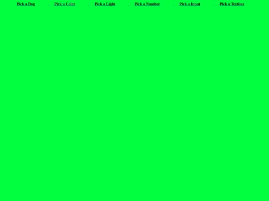 menu screenshot