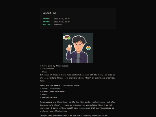 pages/about-me screenshot