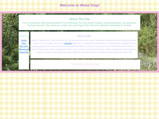 pages/about screenshot