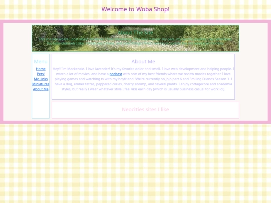 pages/links screenshot
