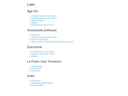 index screenshot