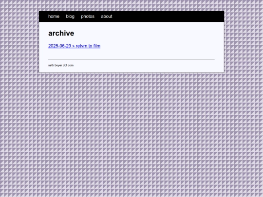 archive screenshot