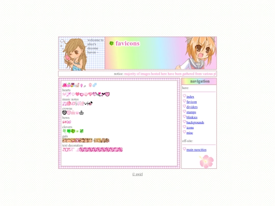 favicons screenshot