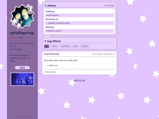 blog screenshot