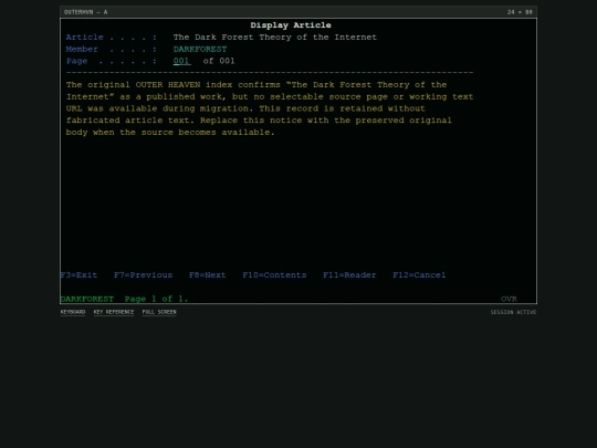 fictions/dark-forest-internet screenshot