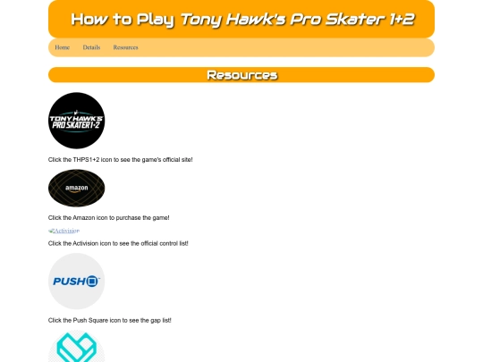 resources screenshot