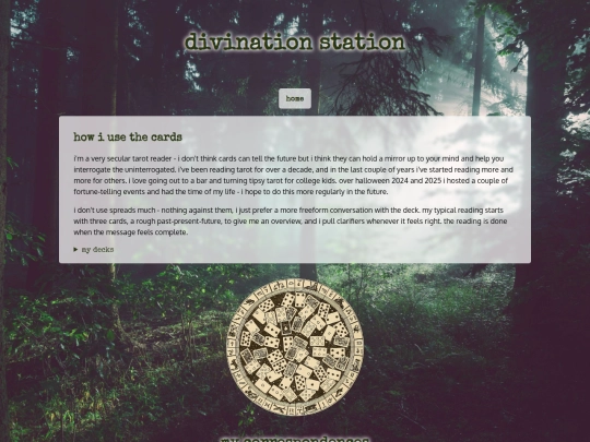 tarot screenshot
