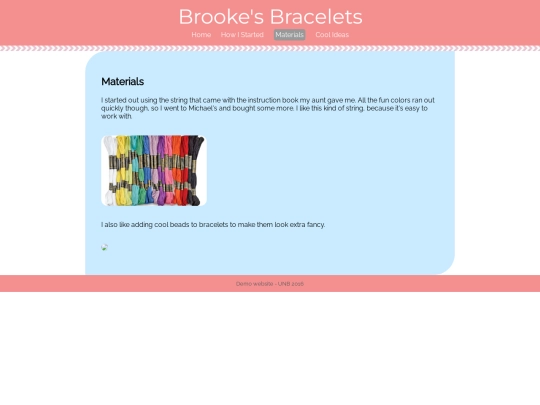 materials screenshot