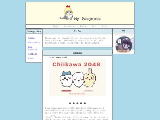 projects screenshot