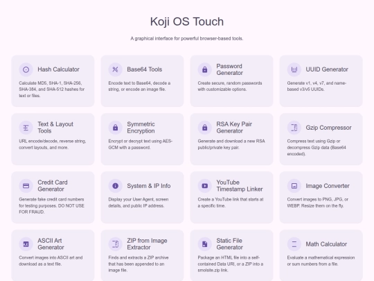 koji/v2-beta3/touch screenshot