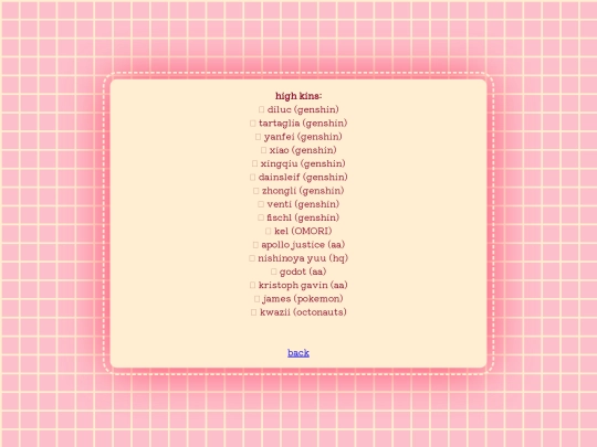 kin/high screenshot